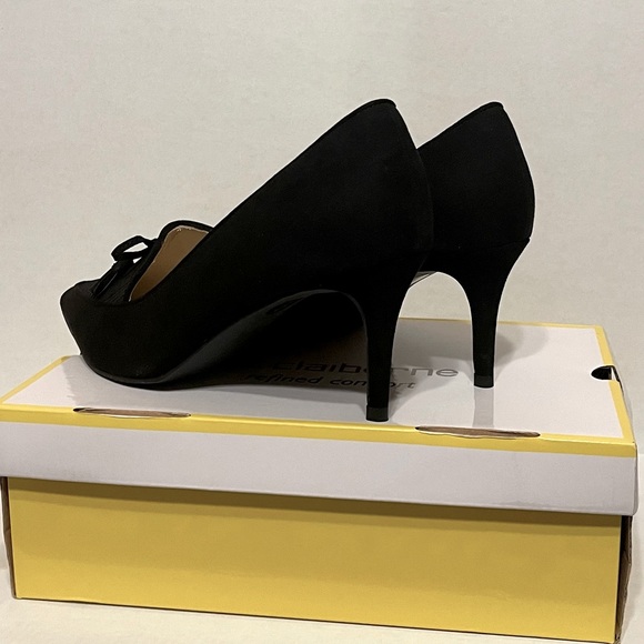 Liz Claiborne LC Athea Heel Black Size 8 - Picture 7 of 9